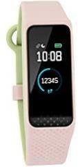 Fastrack reflex 3.0 Pink & Green Uni sex activity tracker Full touch, color display, Heart rate monitor, Dual tone silicone strap and up to 10 days battery life