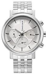 Fastrack Silver Dial Analog Watch for Men 3287SM01