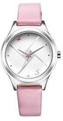 Fastrack Silver White Dial Analog Watch for Women 6152SL08