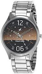 Fastrack Space Analog Brown Dial Men's Watch NN3184SM03/NP3184SM03