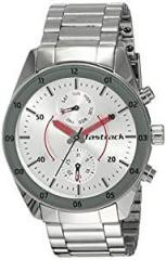 Fastrack Space Analog Silver Dial Men's Watch 3201SM01/NN3201SM01