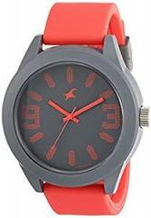 Fastrack Tees Analog Grey Dial Unisex Adult Watch NG38003PP08W