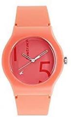 Fastrack Tees Analog Pink Dial Unisex Adult Watch 9915PP57