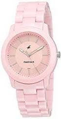 Fastrack Trendies Analog Pink Dial Women's Watch NL68006PP04/NP68006PP04