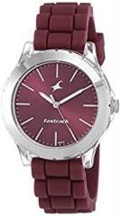 Fastrack Trendies Analog Red Dial Women's Watch NL68009PP06/NP68009PP06