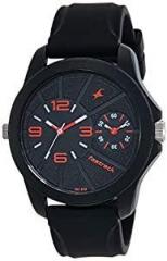 Fastrack Two Timers Analog Black Dial Men's Watch 38042PP01/NN38042PP01