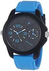 Fastrack Two Timers Analog Black Dial Men's Watch NN38042PP04/NP38042PP04