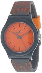 Fastrack Unisex Plastic Analog Blue Dial Watch 38037Pp07/38037Pp07, Band Color Blue