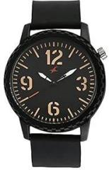 Fastrack Unisex Silicone Analog Black Dial Watch 38039Pp01 / 38039Pp01, Band Color Black