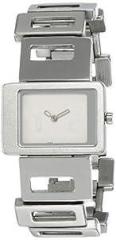 Fastrack Upgrade Party Analog White Dial Silver Band Women's Stainless Steel Watch NL2404SM01/NR2404SM01