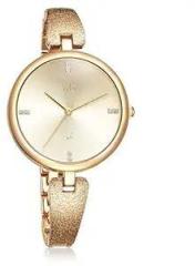 Fastrack Vyb Quartz Analog Rose Gold Dial Stainless Steel Strap Watch for Women FV60005WM01W