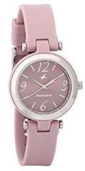 Fastrack Women Silicone Trendies Analog Pink Dial Watch 68015Pp03/Np68015Pp03, Band Color Pink