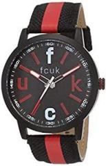 FCUK Analog Black Dial Men's Watch FK0003B