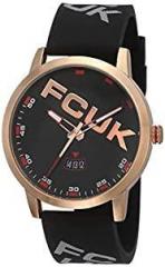 FCUK Analog Black Dial Men's Watch FK0004C