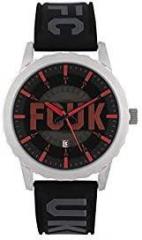 FCUK Analog Black Dial Men's Watch FK0008A