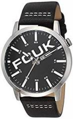 FCUK Analog Black Dial Men's Watch FK0010D