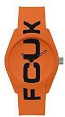 FCUK Analog Orange Dial Unisex's Watch FC150O