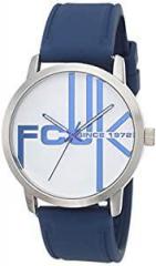 FCUK Analog White Dial Men's Watch FK0002C