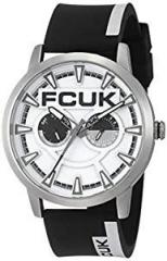 FCUK Analog White Dial Men's Watch FK0007C