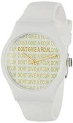 FCUK Analog White Dial Unisex Adult's Watch FC173W