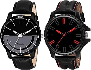 Pack of 2 Multi Color Analog Watch for Men and Boy Watch Combo Pack of 2