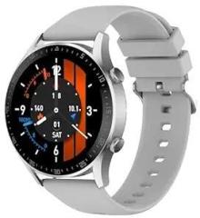 Fire Boltt India's No 1 Smartwatch Brand Talk 2 Bluetooth Calling Smartwatch with Dual Button, Hands On Voice Assistance, 120 Sports Modes, in Built Mic & Speaker with IP68 Rating Silver Grey