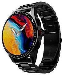 Fire Boltt Invincible Plus 1.43 inch AMOLED Display Smartwatch with Bluetooth Calling, TWS Connection, 300+ Sports Modes, 110 in Built Watch Faces, 4GB Storage & AI Voice Assistant Black SS