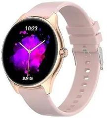 Fire Boltt Phoenix AMOLED 1.43 inch Display Smart Watch, with 700 NITS Brightness, Stainless Steel Rotating Crown, Multipe Sports Modes & 360 Health Gold