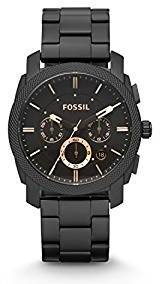 Fossil Analog Black Dial Unisex Watch FS4682