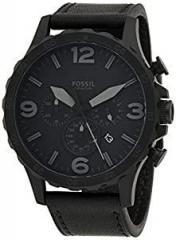 Fossil Analog Black Dial Unisex's Watch JR1354