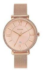 Fossil Analog Gold Dial Women's Watch ES4628 Stainless Steel, Rose Gold Strap