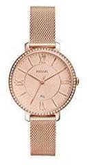 Fossil Analog Gold Dial Women's Watch ES4628