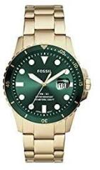 Fossil Analog Green Dial Men's Watch FS5658