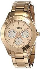 Fossil Analog Rose Gold Dial Women's Watch ES2859