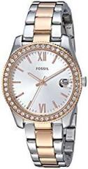 Fossil Analog Silver Dial Women's Watch ES4372