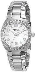 Fossil Analog Silver Unisex Watch AM4141
