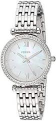 Fossil Analog White Dial Women's Watch ES4647