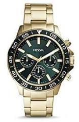 Fossil Bannon Analog Green Dial Men's Watch BQ2493