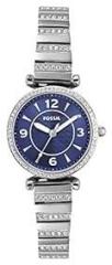 Fossil Carlie Analog Blue Dial Women's Watch ES5190