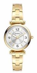 Fossil Carlie Analog Silver Dial Women's Watch ES5203