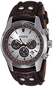 Fossil Coachman Chronograph Silver Dial Men's Watch CH2565I