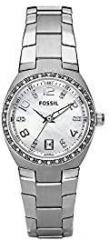 Fossil Colleague Analog Silver Dial Unisex's Watch AM4141
