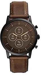 Fossil Collider Hybrid Hr Smartwatch Analog Digital Black Dial Men's Watch FTW7008