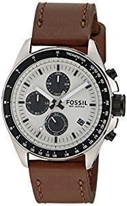 Fossil Chronograph Silver Dial Men's Watch CH2882
