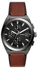 Fossil Everett Analog Grey Dial Men's Watch FS5799