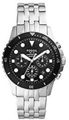 Fossil FB 01 Analog Black Dial Men's Watch FS5837, Silver