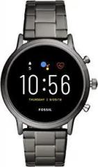 Fossil Gen 5 Carlyle Stainless Steel Touchscreen Men's Smartwatch with Speaker, Heart Rate, GPS and Smartphone Notifications FTW4024