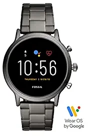 Fossil Gen 5 Carlyle Stainless Steel Touchscreen Smartwatch with Speaker, Heart Rate, GPS and Smartphone Notifications FTW4024