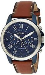 Fossil Grant Analog Blue Dial Men's Watch FS5151