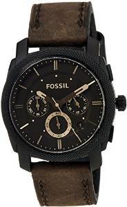 Fossil Machine stopwatch Analog Brown Dial Men's Watch FS4656